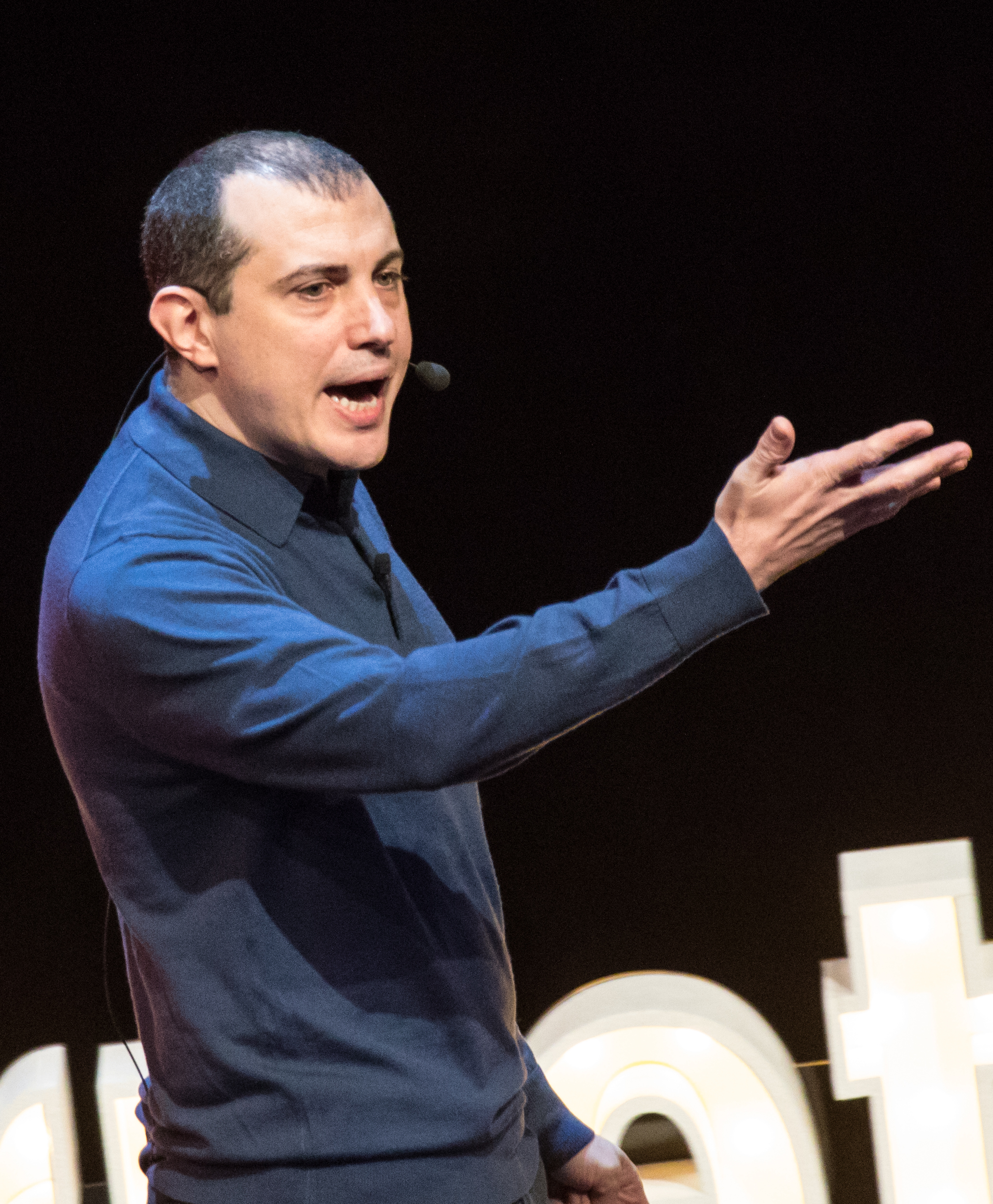 Andreas M. Antonopoulos speaks at a conference